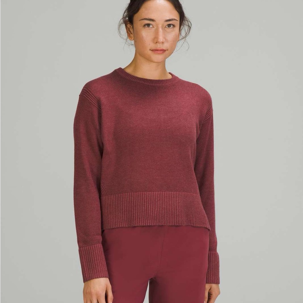Lululemon Cashlu Boxy Crewneck Sweater